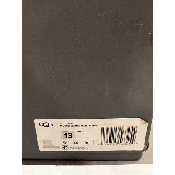 UGG X STAMPD TASMAN TECH GRAY SUEDE SLIPPER SHOE MEN\'S SIZE US 13 Unisex New main image 8